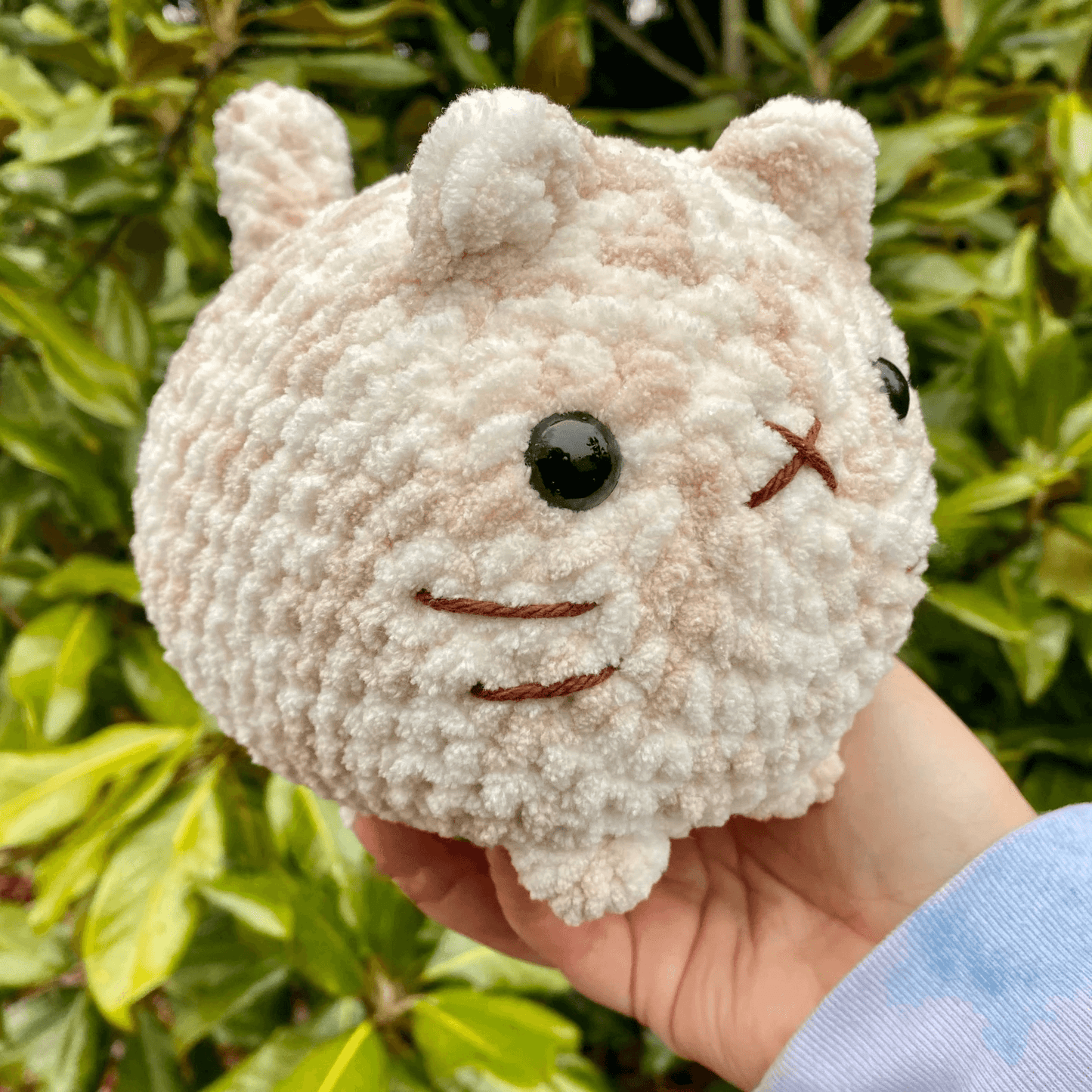 2-in-1 Crochet Pattern | Cute Loaf Cat Plushie Crochet Bundle